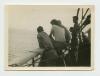 Men on the bow of the SS El Nil. Recto