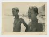 Peter Glenn and Dave Hyatt swimming at Bardia, Libya. Recto