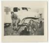 Richard "Dick" Turk and Russell "Russ" Knuepfer with an AFS Ambulance in Tobruk, Lybia