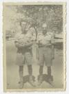 Arthur Howe, Jr. and Colonel Richmond in Tripoli, Libya. Recto