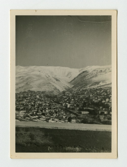 View of Zahleh, Lebanon. Recto