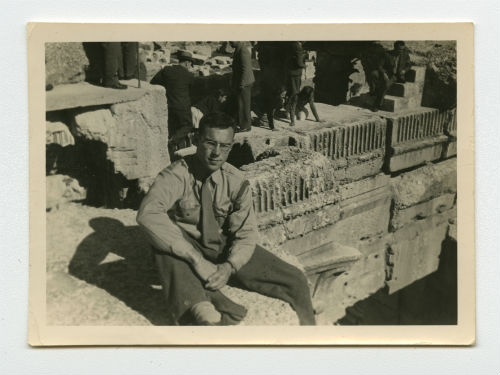 Arthur Howe, Jr. in Baalbek, Lebanon. Recto