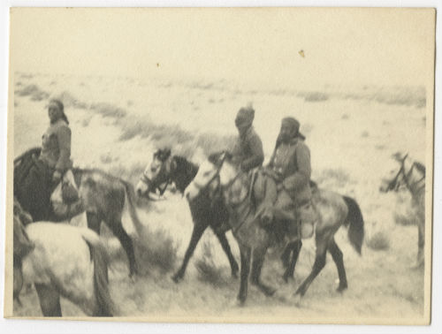 Horsemen in Tunisia. Recto