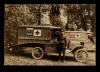 American Field Service ambulance 924 with driver