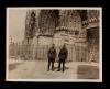 A. Piatt Andrew (right) with an ambulance driver at Reims Cathedral